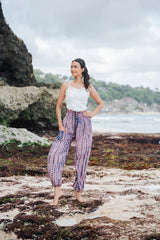 Simple Bone Tie Dye Bali Pant
