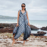 Simple Bone Tie Dye Romper