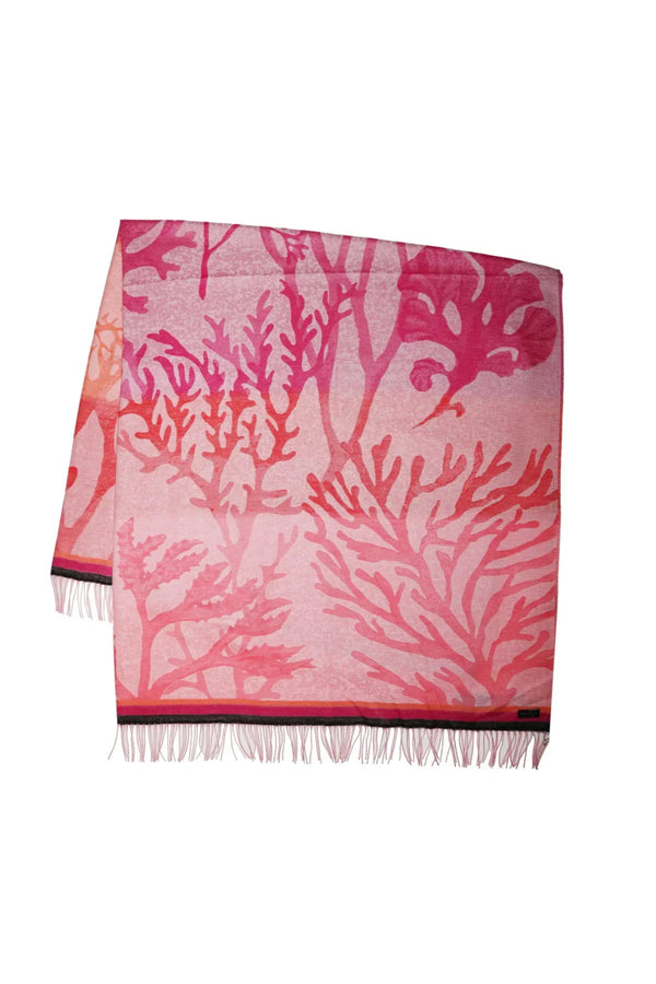 Coral Lightweight Cashmink Throw
