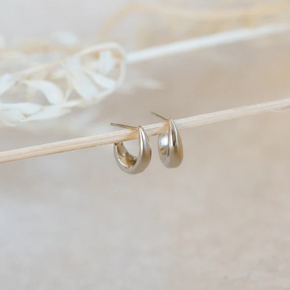 Maridadi Drop Hoop Earrings