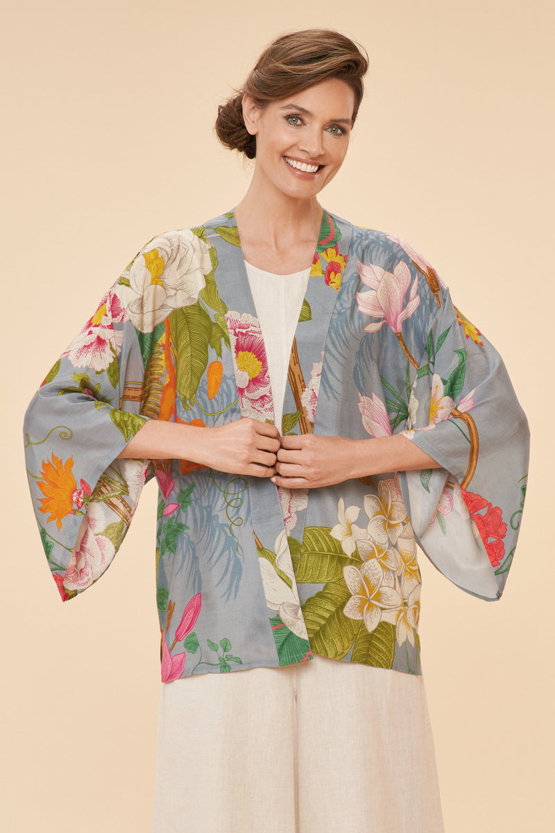 Tropical Flora Fauna Kimono