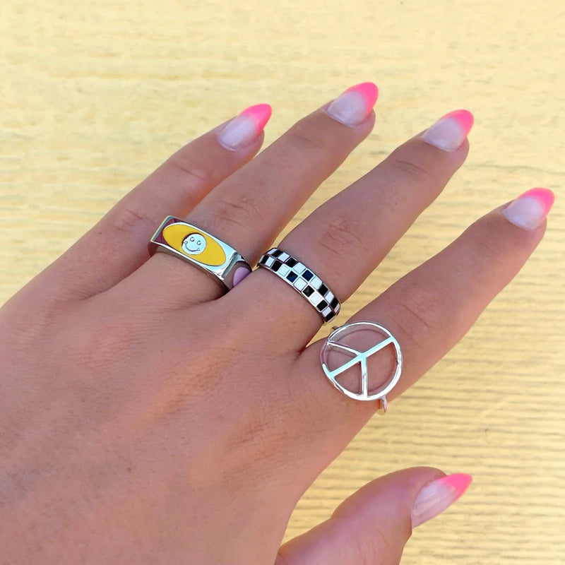 Checkerboard Ring