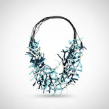Multi Strand Fabric Necklace