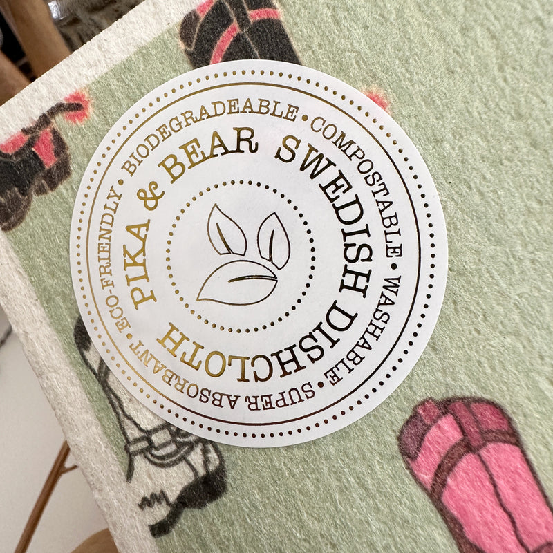 "Boot Scootin" Swedish Dishcloth