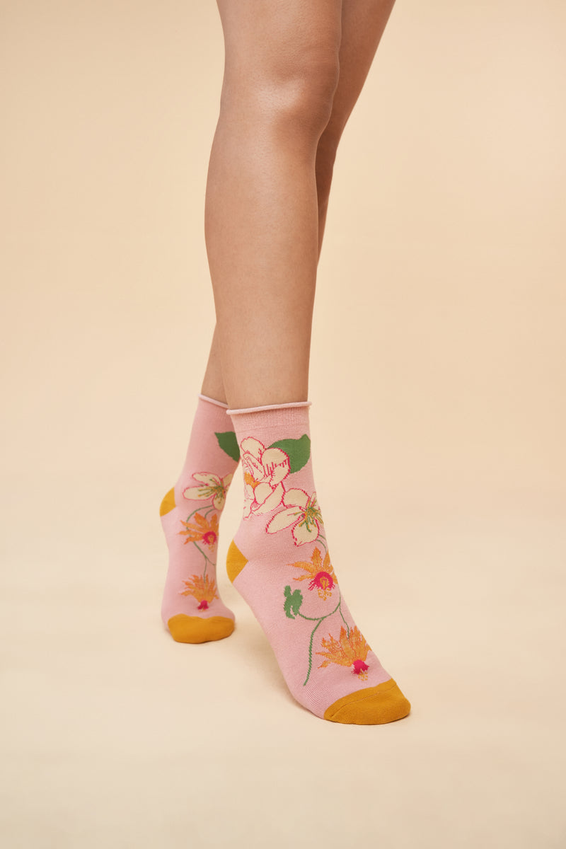 Tropical Flora Socks
