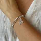Double Strand Silved Plated Bracelet