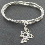 Double Strand Silved Plated Bracelet