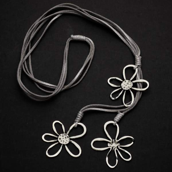 Triple Flower Necklace