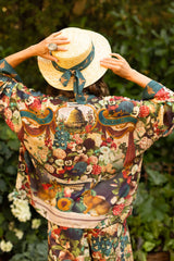 Stay Gold Cropped Kimono