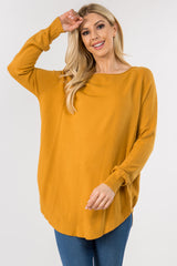 Marlee Scoop Hem Sweater