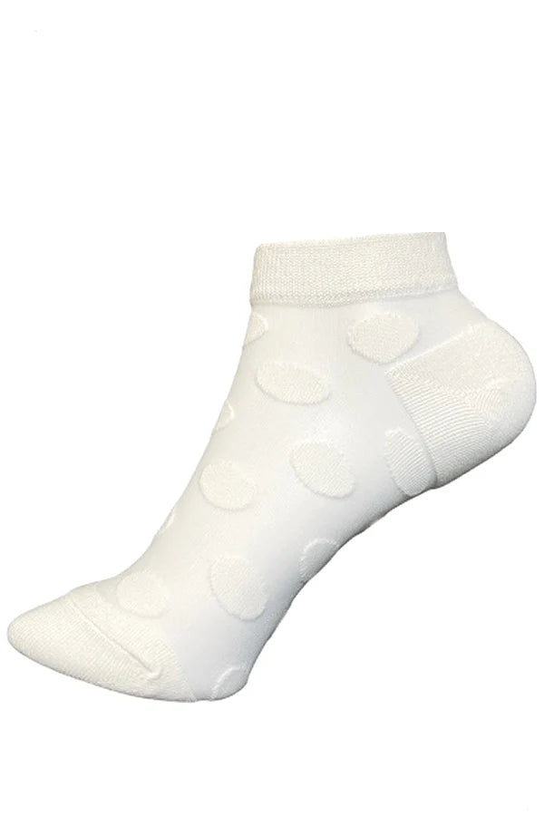 Sheer Dot Short Sock