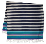 Beach Stripe Lightweight Throw