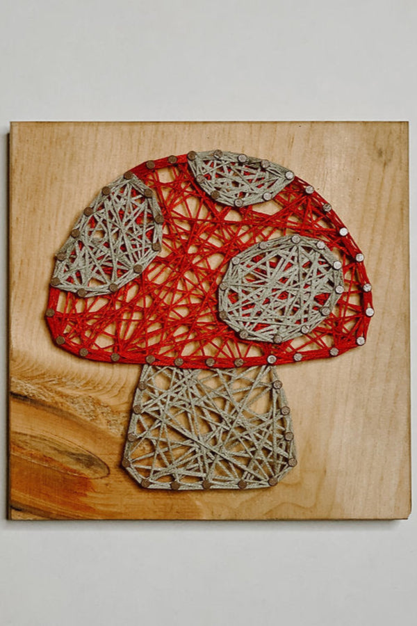 Mushroom String Art Kit - Small