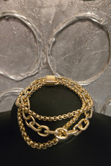 Multi Gold Bracklet Stack