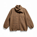 2Pc Cowl Cardigan Set