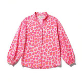 Tiana Leopard Henley Shirt