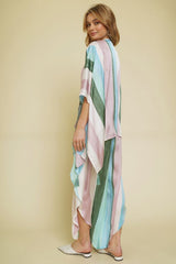 Pastel Stripe  Kimono
