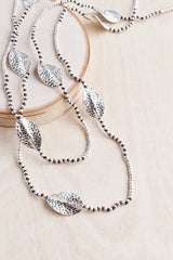 Leaf Layering Alloy Necklace