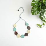 Wooden Tear Drop Necklace