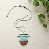 Wooden Geometric Shape Necklace