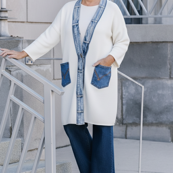 Love Cardigan – Post Office by Shannon Passero