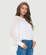 Hi-Lo Batwing Top