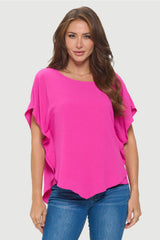 Flowy Short Sleeve Top