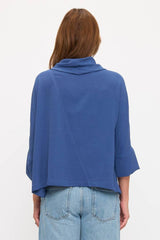 3/4 Sleeve Cowl Neck