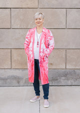 Abstract Print Cardigan OS