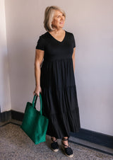 Ruffle Sleeve Dress