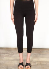 Tummy Tuck Cropped Legging Bottoms - The Post Office by Shannon Passero. Fashion Boutique in Thorold, Ontario
