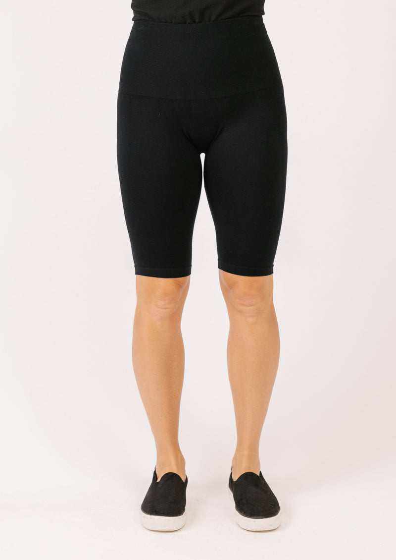 M. Rena Tummy Tuck High Waist Leggings,Black,One Size at  Women's  Clothing store