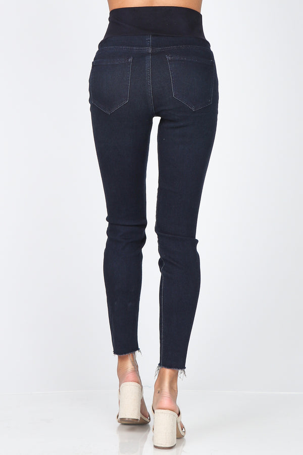 Skinny Leg Crop Denim Bottoms - The Post Office by Shannon Passero. Fashion Boutique in Thorold, Ontario