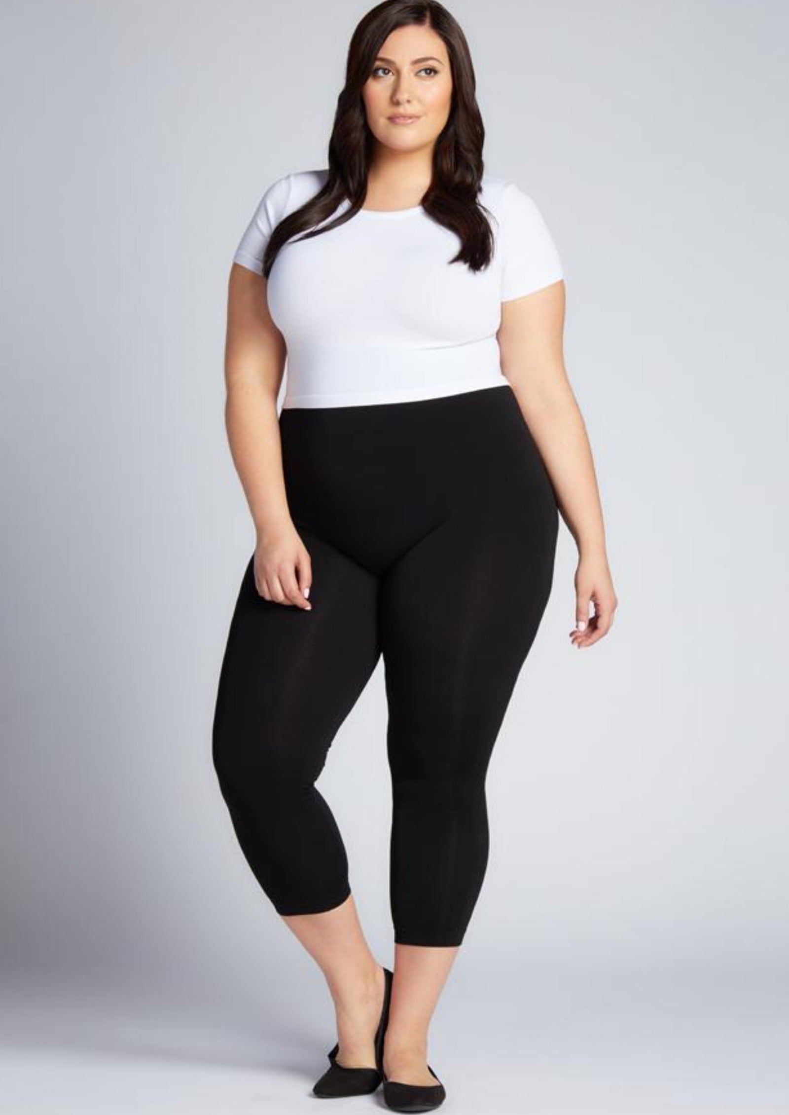 Bamboo Plus Capri Legging – Post Office by Shannon Passero