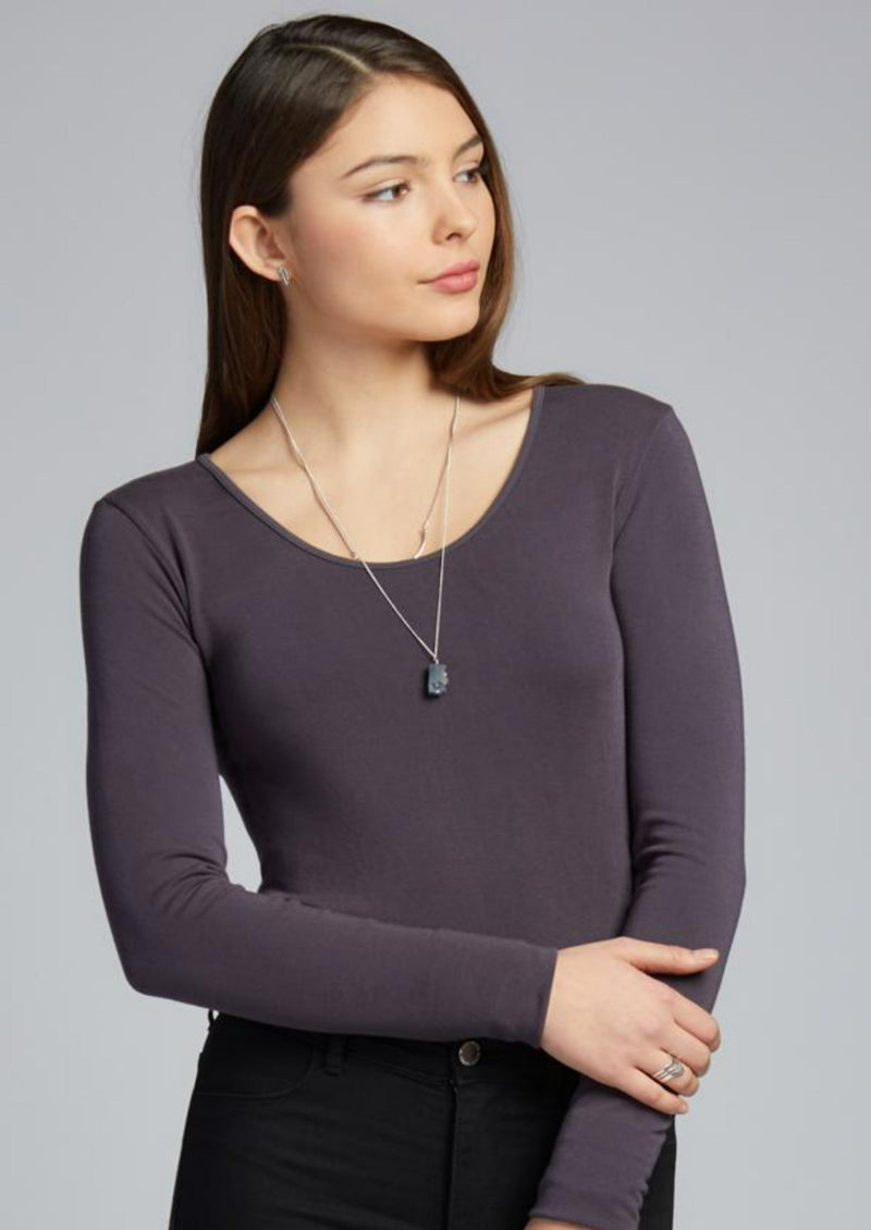 Bamboo L/S Top Tops - The Post Office by Shannon Passero. Fashion Boutique in Thorold, Ontario