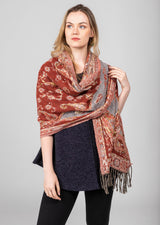 Patterned Paisley Scarf