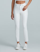Faux Leather Five Pocket Pant WHITE XL