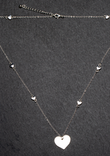 Heart on Heart Chain Necklace
