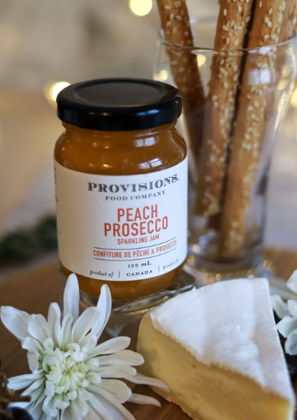 Peach and Prosecco Jam