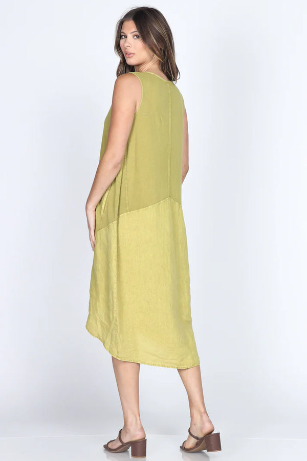 Mineral Wash Cocoon Midi Dress