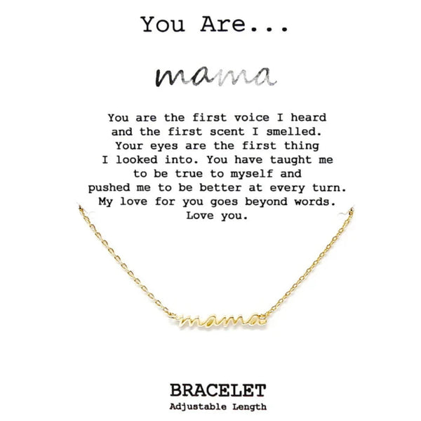 Mama Delicate Chain Bracelet