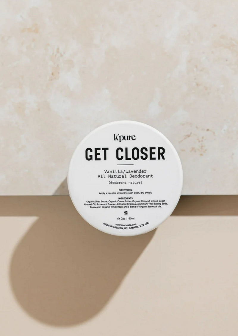 Get Closer - All Natural Deodorant