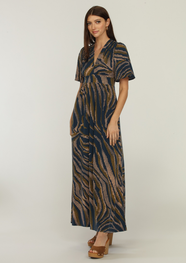 Flutter Sleeve Maxi