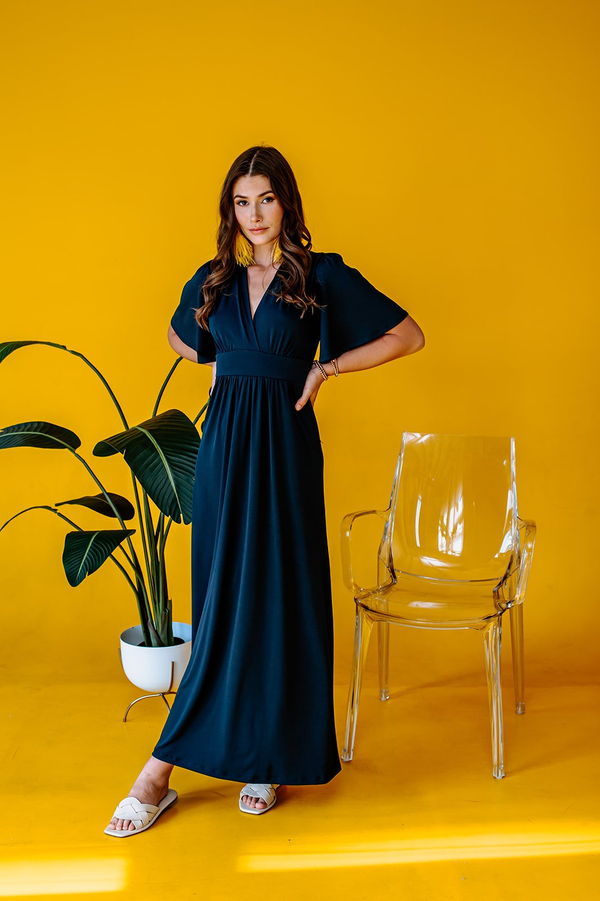 Flutter Sleeve Maxi