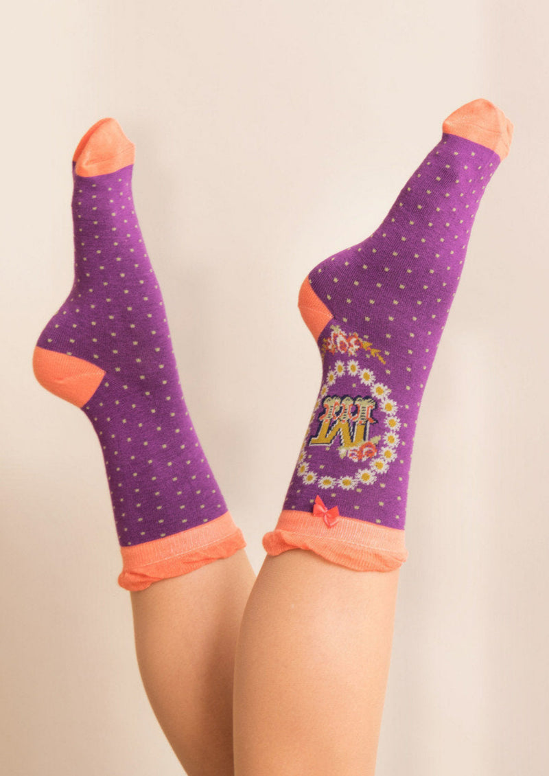 Alphabit Socks Accessories - The Post Office by Shannon Passero. Fashion Boutique in Thorold, Ontario